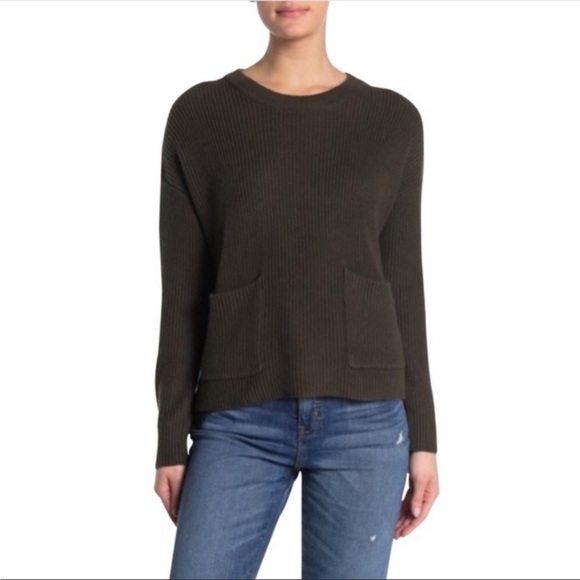 Madewell Patch Pocket Pullover Sweater, Size XS - Picture 1 of 15